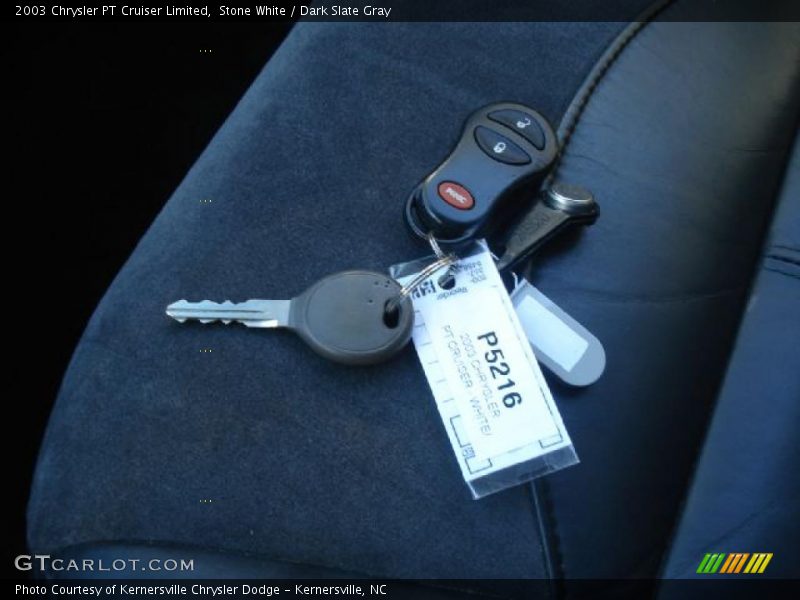 Stone White / Dark Slate Gray 2003 Chrysler PT Cruiser Limited