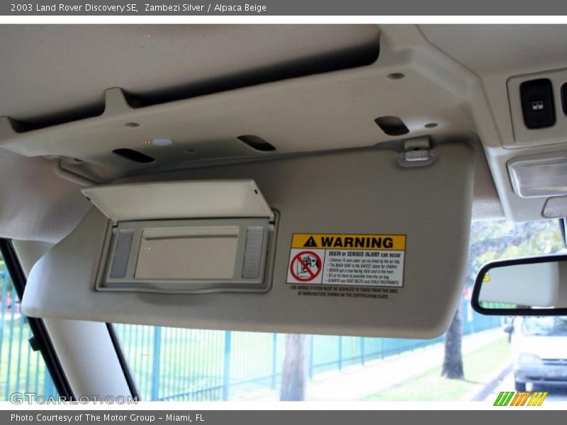 Zambezi Silver / Alpaca Beige 2003 Land Rover Discovery SE