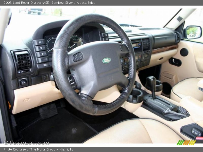 Zambezi Silver / Alpaca Beige 2003 Land Rover Discovery SE