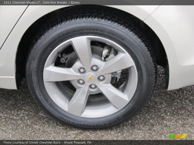 Gold Mist Metallic / Ebony 2011 Chevrolet Malibu LT