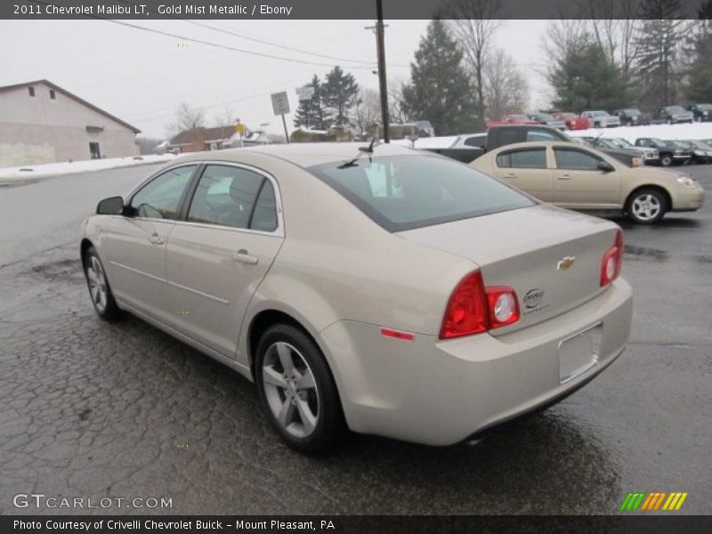 Gold Mist Metallic / Ebony 2011 Chevrolet Malibu LT
