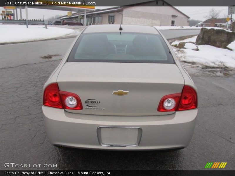 Gold Mist Metallic / Ebony 2011 Chevrolet Malibu LT