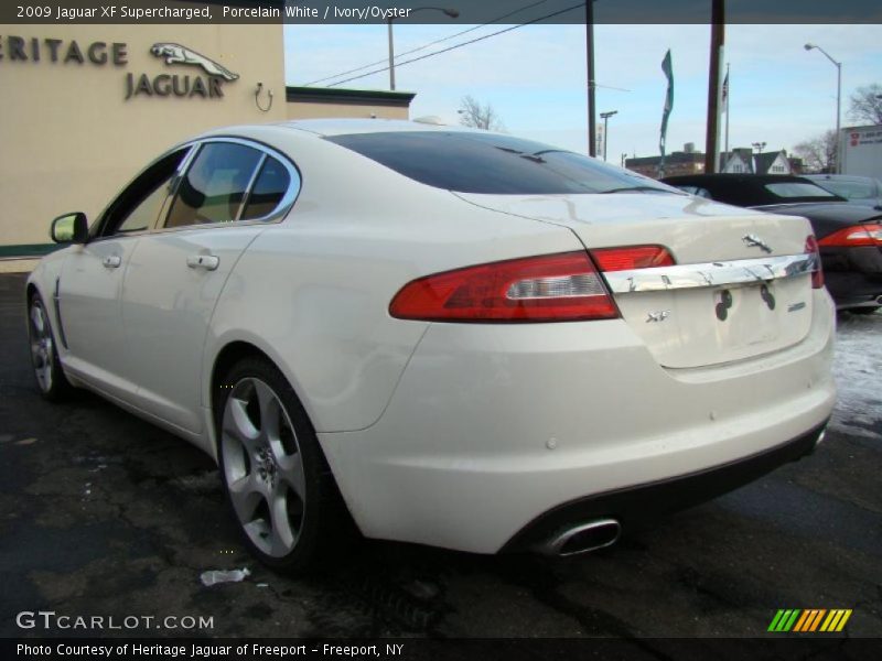 Porcelain White / Ivory/Oyster 2009 Jaguar XF Supercharged