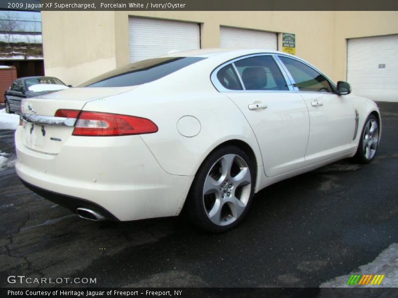 Porcelain White / Ivory/Oyster 2009 Jaguar XF Supercharged