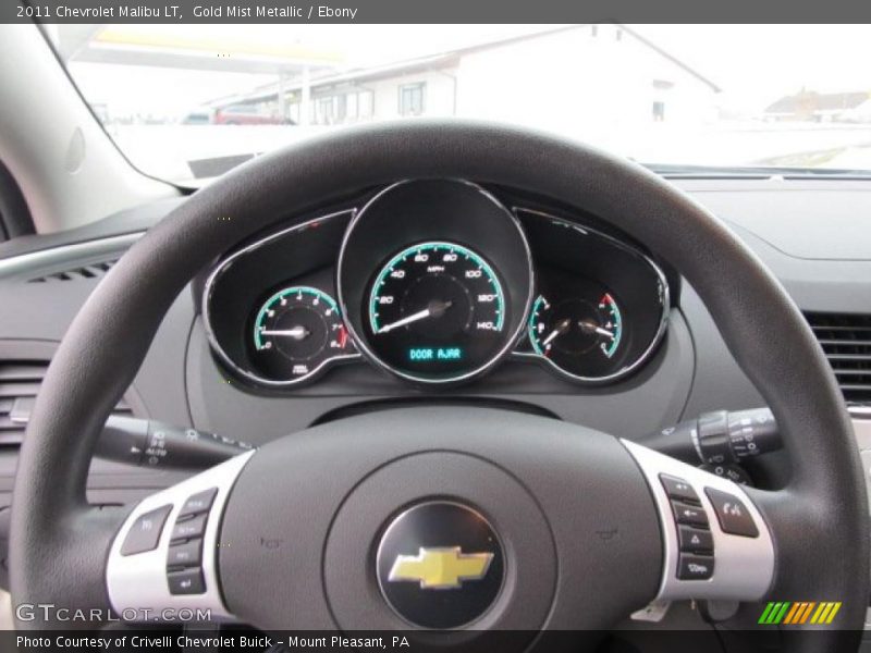 Gold Mist Metallic / Ebony 2011 Chevrolet Malibu LT