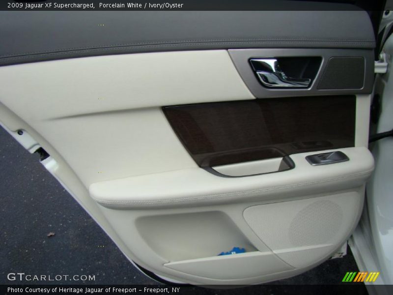 Porcelain White / Ivory/Oyster 2009 Jaguar XF Supercharged