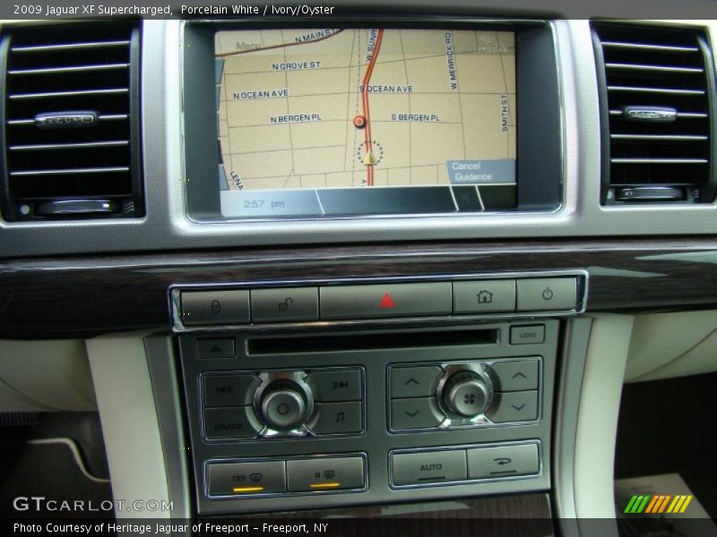 Porcelain White / Ivory/Oyster 2009 Jaguar XF Supercharged