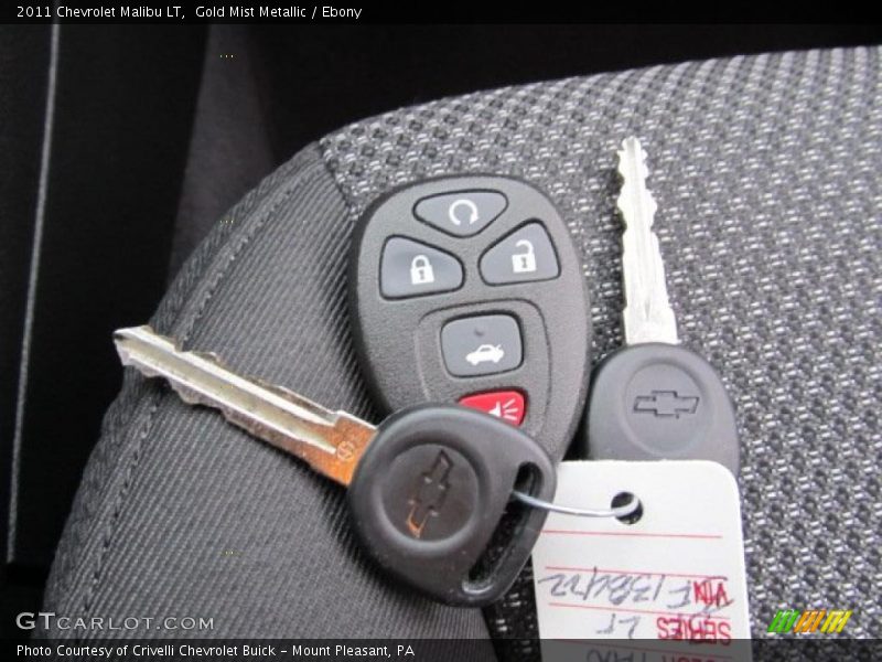 Gold Mist Metallic / Ebony 2011 Chevrolet Malibu LT