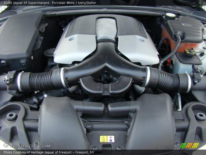 Porcelain White / Ivory/Oyster 2009 Jaguar XF Supercharged