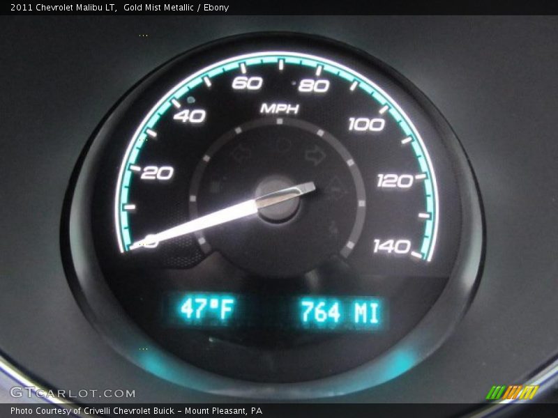 Gold Mist Metallic / Ebony 2011 Chevrolet Malibu LT