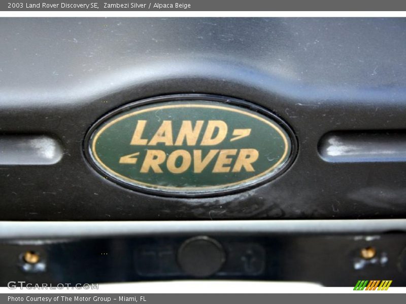 Zambezi Silver / Alpaca Beige 2003 Land Rover Discovery SE