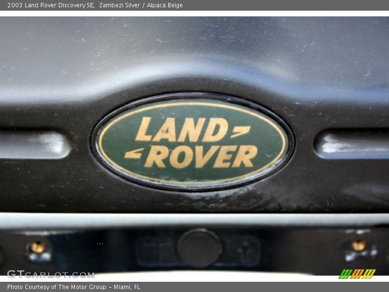 Zambezi Silver / Alpaca Beige 2003 Land Rover Discovery SE