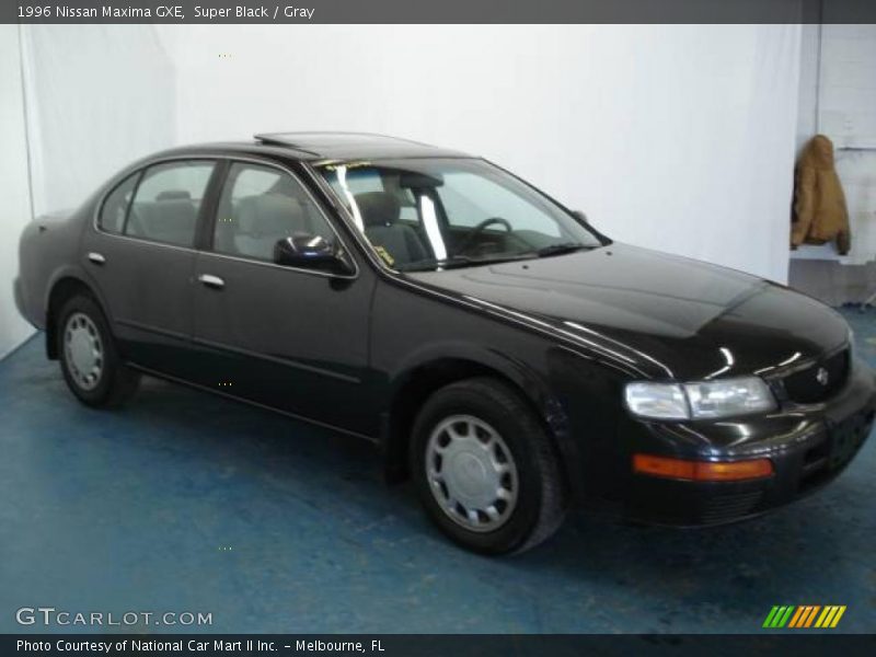 Super Black / Gray 1996 Nissan Maxima GXE