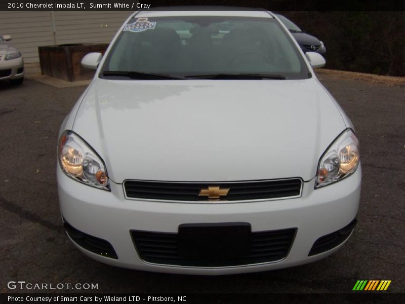 Summit White / Gray 2010 Chevrolet Impala LT