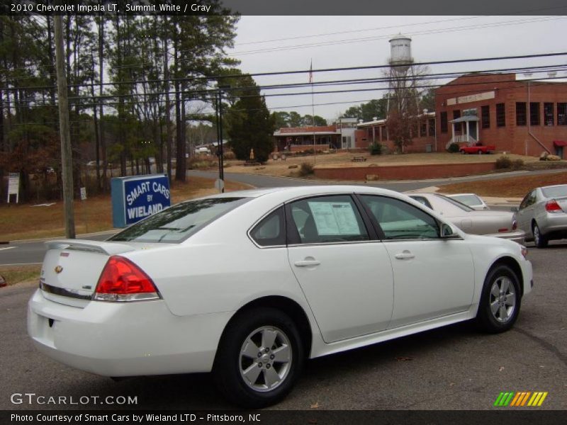 Summit White / Gray 2010 Chevrolet Impala LT