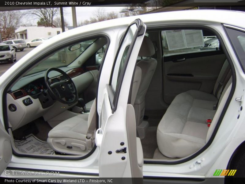 Summit White / Gray 2010 Chevrolet Impala LT