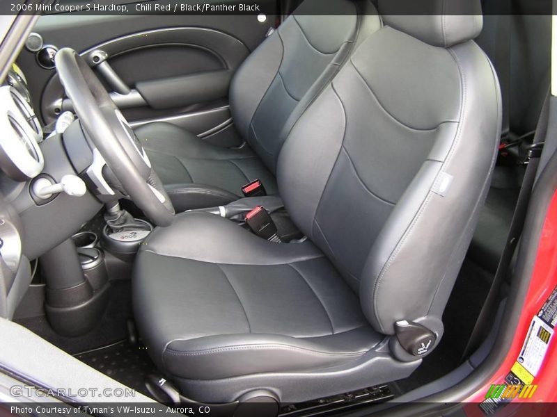Chili Red / Black/Panther Black 2006 Mini Cooper S Hardtop