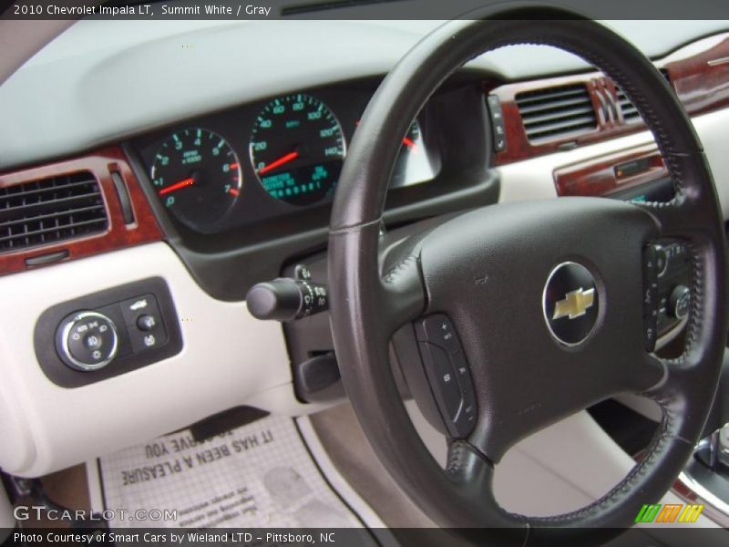 Summit White / Gray 2010 Chevrolet Impala LT