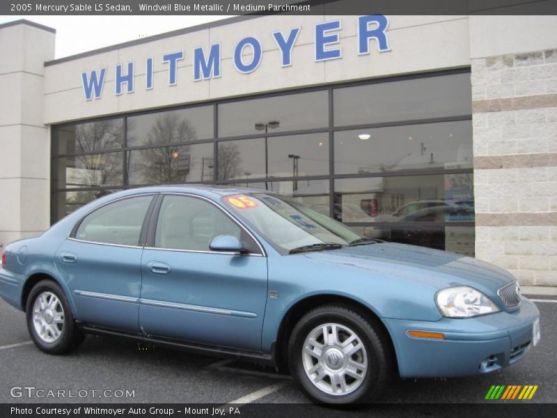 Windveil Blue Metallic / Medium Parchment 2005 Mercury Sable LS Sedan