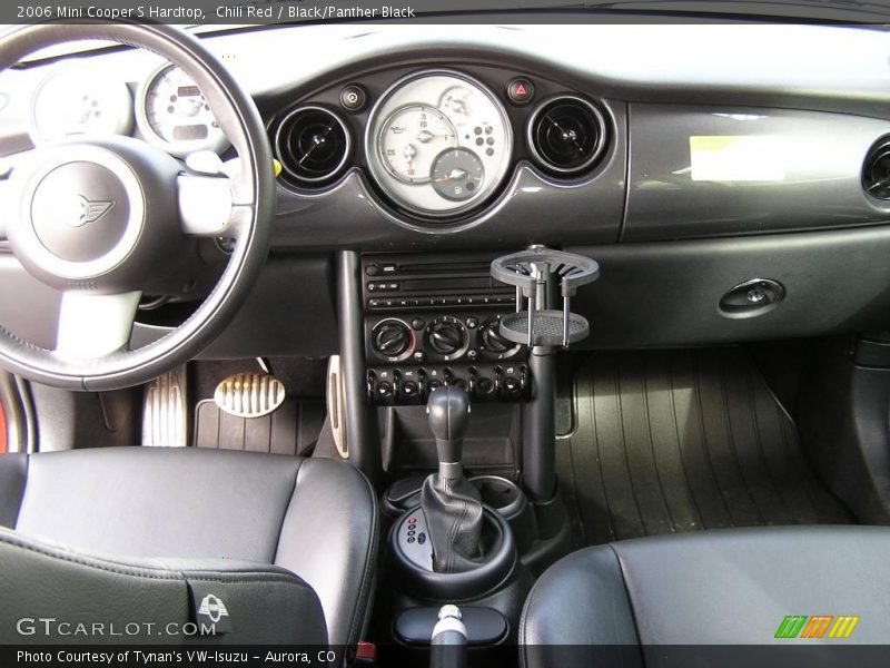Chili Red / Black/Panther Black 2006 Mini Cooper S Hardtop