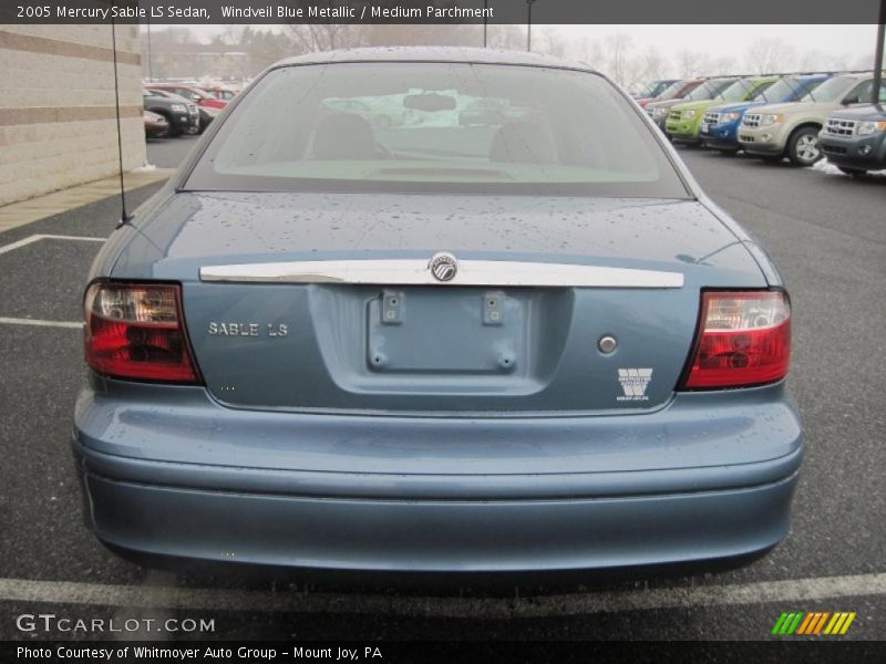 Windveil Blue Metallic / Medium Parchment 2005 Mercury Sable LS Sedan