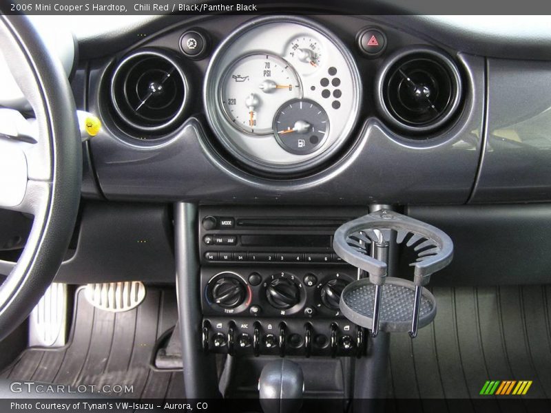 Chili Red / Black/Panther Black 2006 Mini Cooper S Hardtop
