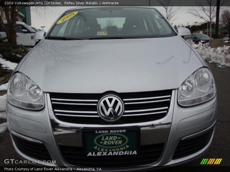 Reflex Silver Metallic / Anthracite 2009 Volkswagen Jetta TDI Sedan