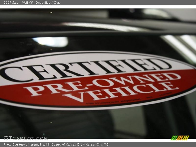 Deep Blue / Gray 2007 Saturn VUE V6