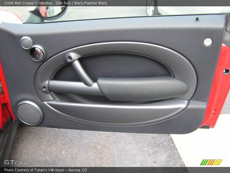 Chili Red / Black/Panther Black 2006 Mini Cooper S Hardtop