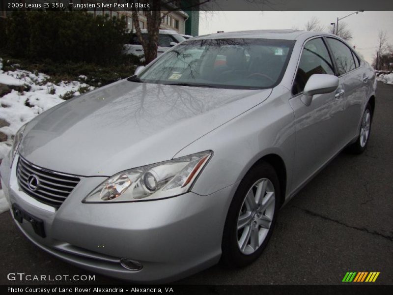 Tungsten Silver Pearl / Black 2009 Lexus ES 350
