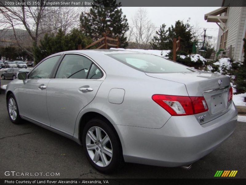 Tungsten Silver Pearl / Black 2009 Lexus ES 350