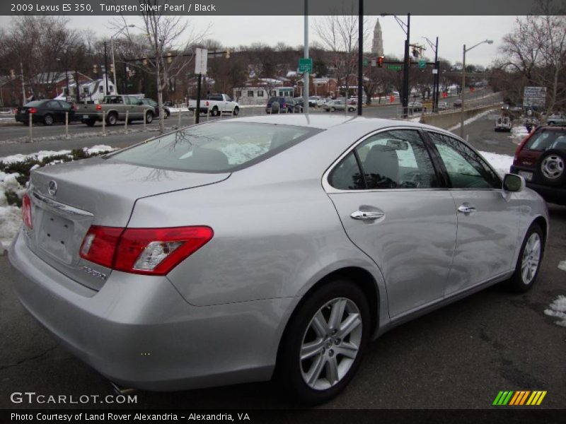 Tungsten Silver Pearl / Black 2009 Lexus ES 350
