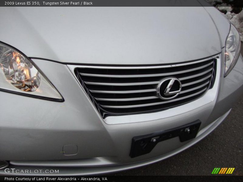 Tungsten Silver Pearl / Black 2009 Lexus ES 350