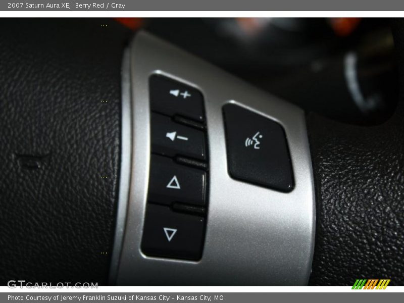 Berry Red / Gray 2007 Saturn Aura XE