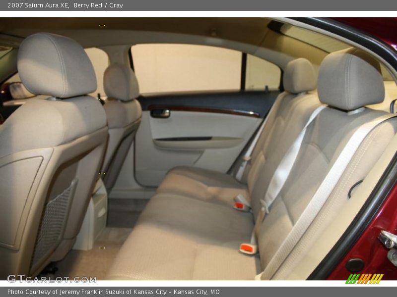 Berry Red / Gray 2007 Saturn Aura XE