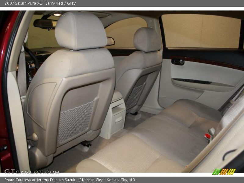 Berry Red / Gray 2007 Saturn Aura XE