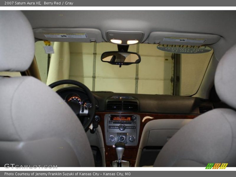 Berry Red / Gray 2007 Saturn Aura XE