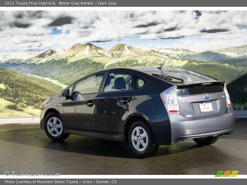 Winter Gray Metallic / Dark Gray 2011 Toyota Prius Hybrid III