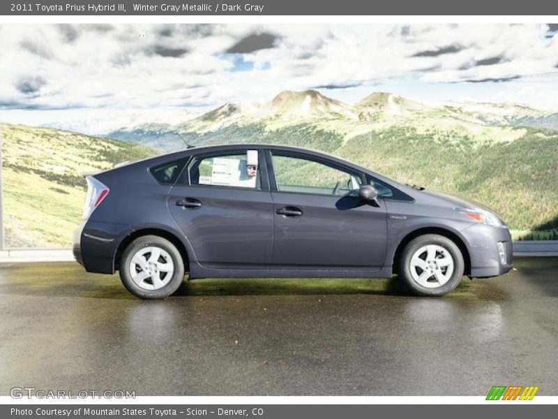  2011 Prius Hybrid III Winter Gray Metallic
