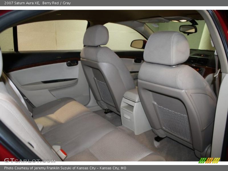 Berry Red / Gray 2007 Saturn Aura XE