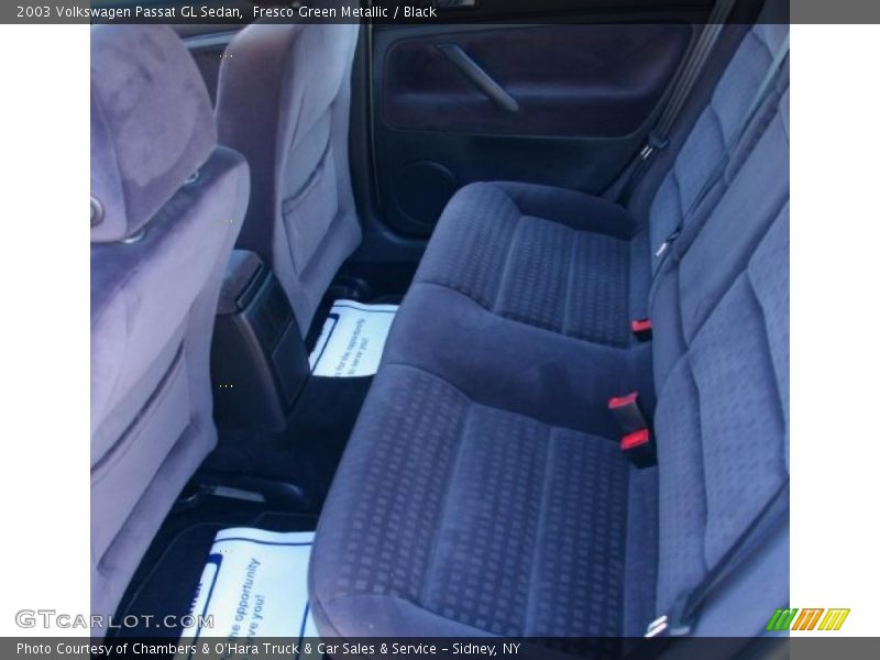 Fresco Green Metallic / Black 2003 Volkswagen Passat GL Sedan