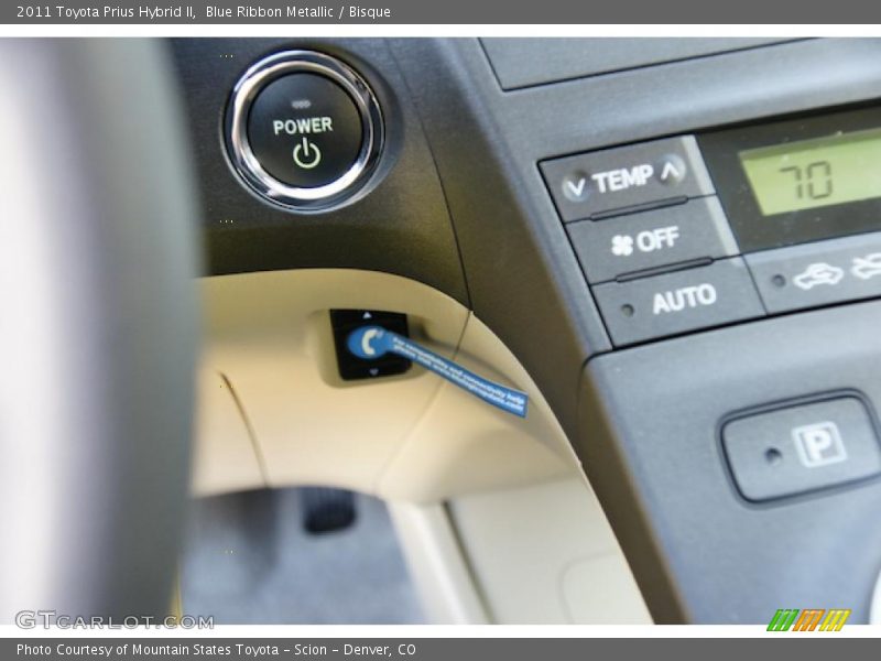 Blue Ribbon Metallic / Bisque 2011 Toyota Prius Hybrid II
