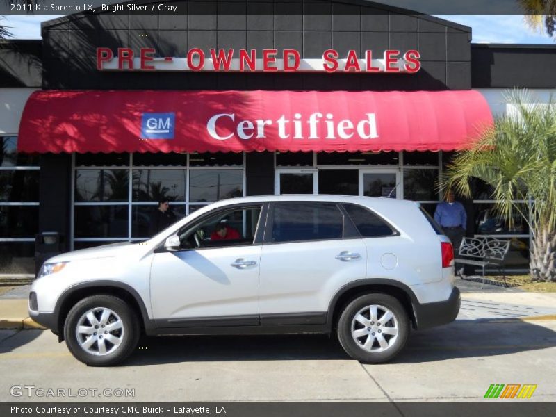Bright Silver / Gray 2011 Kia Sorento LX