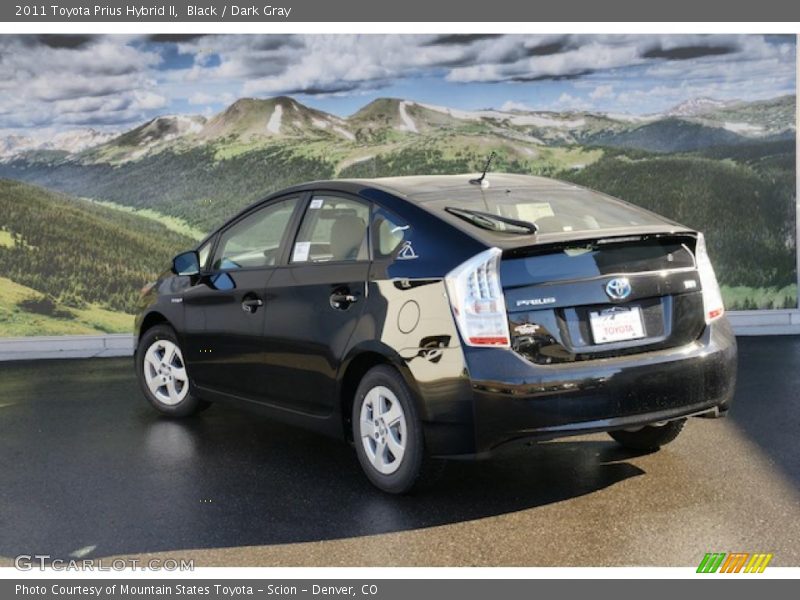 Black / Dark Gray 2011 Toyota Prius Hybrid II