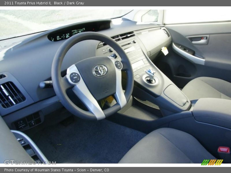 Black / Dark Gray 2011 Toyota Prius Hybrid II