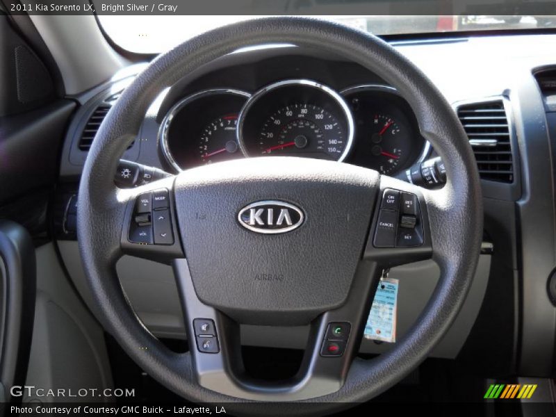 Bright Silver / Gray 2011 Kia Sorento LX