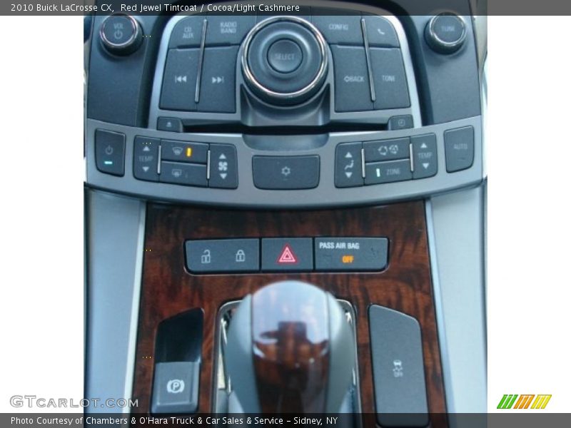 Red Jewel Tintcoat / Cocoa/Light Cashmere 2010 Buick LaCrosse CX