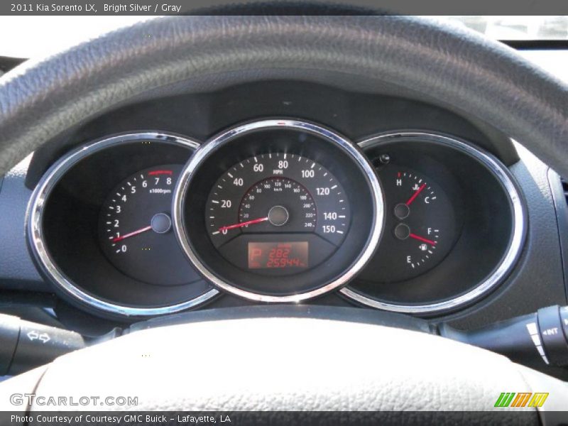 Bright Silver / Gray 2011 Kia Sorento LX