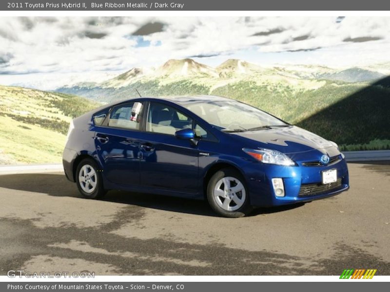 Blue Ribbon Metallic / Dark Gray 2011 Toyota Prius Hybrid II