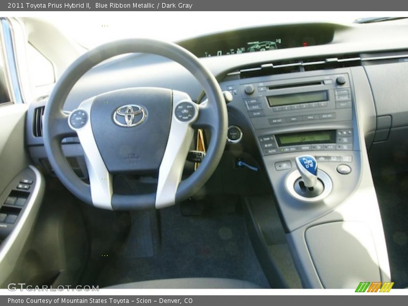 Blue Ribbon Metallic / Dark Gray 2011 Toyota Prius Hybrid II